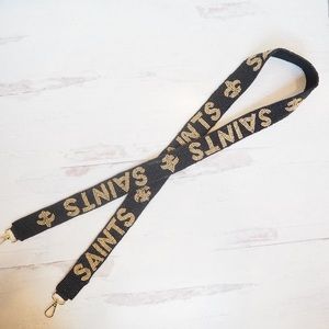 Beaded Game Day New Orleans Saints Purse Strap